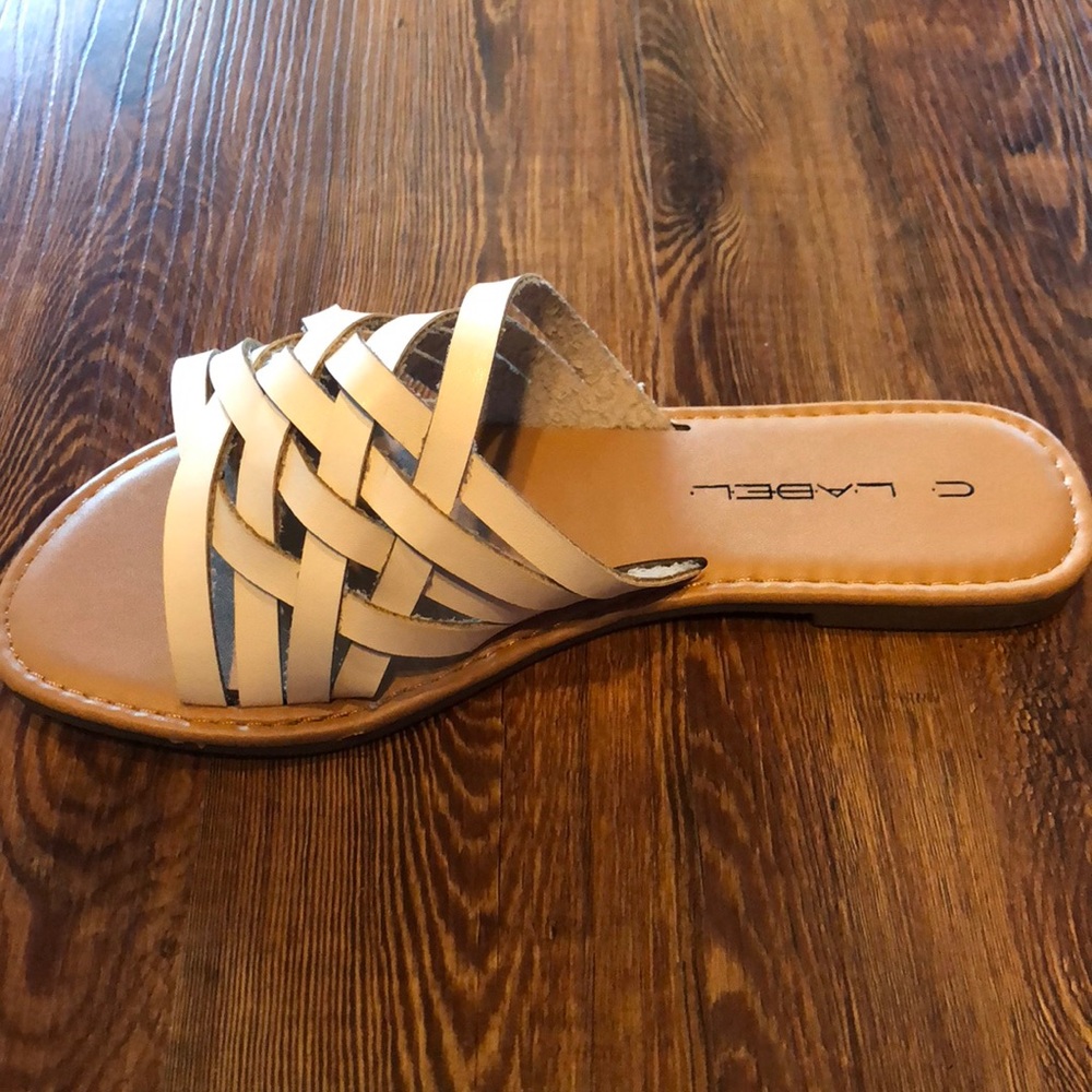 White sandal